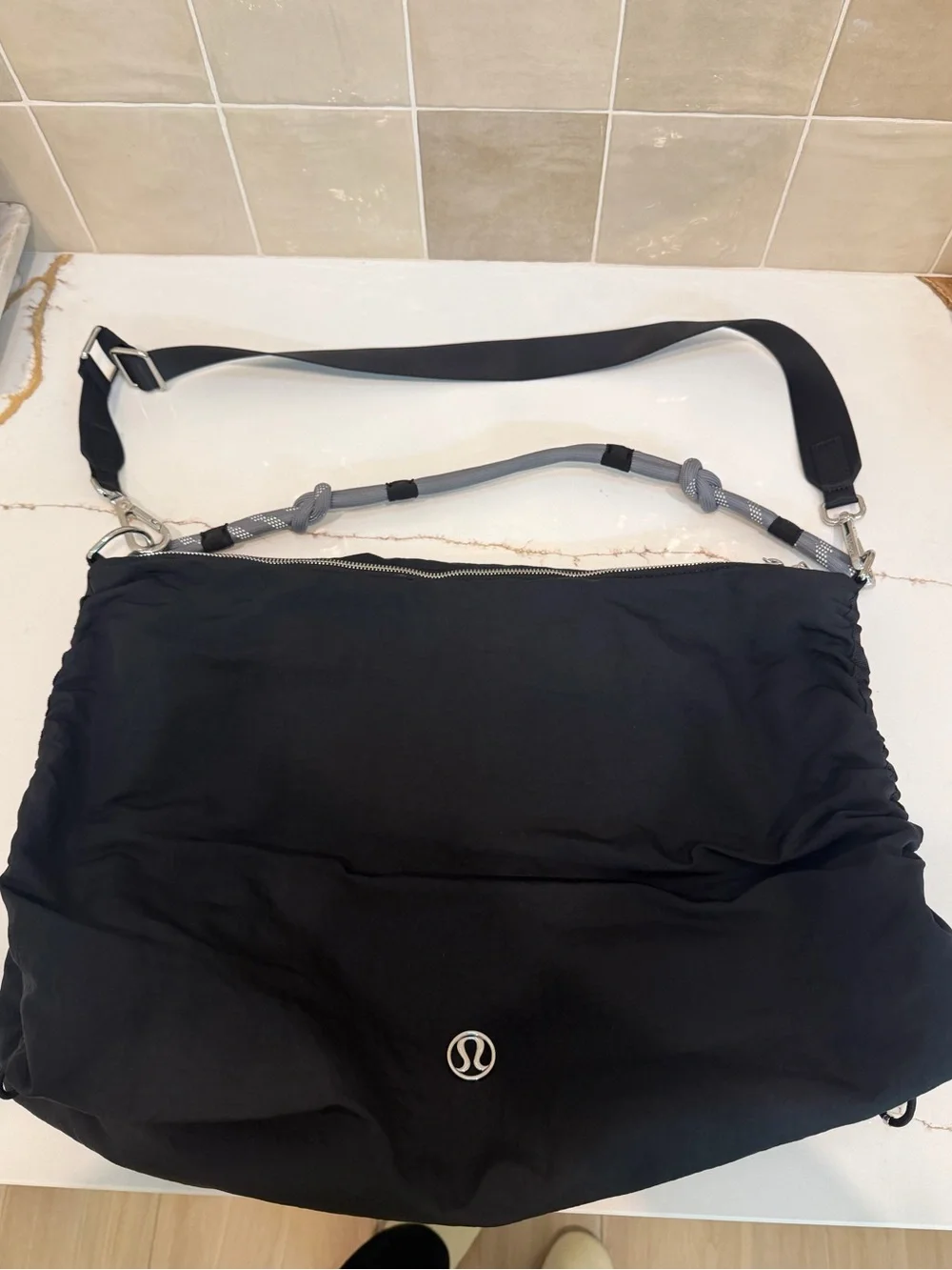 lululemon athletica Black Convertible Crossbody Tote - Picture 1 of 4